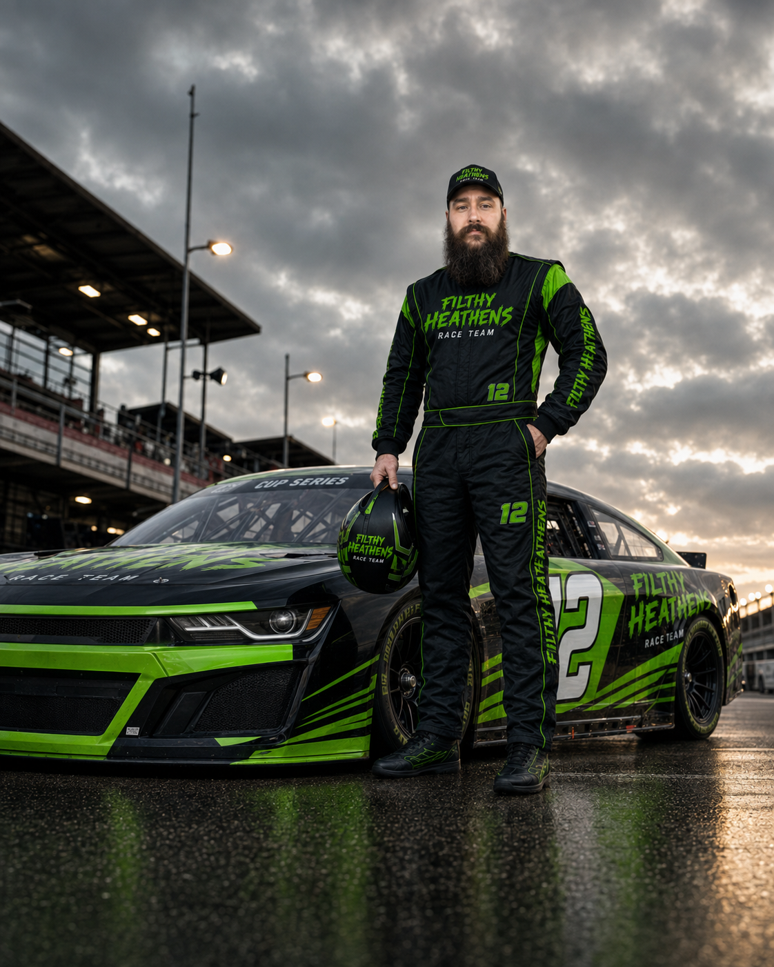 Charles T. Gentry, Filthy Heathens Race Team number 12